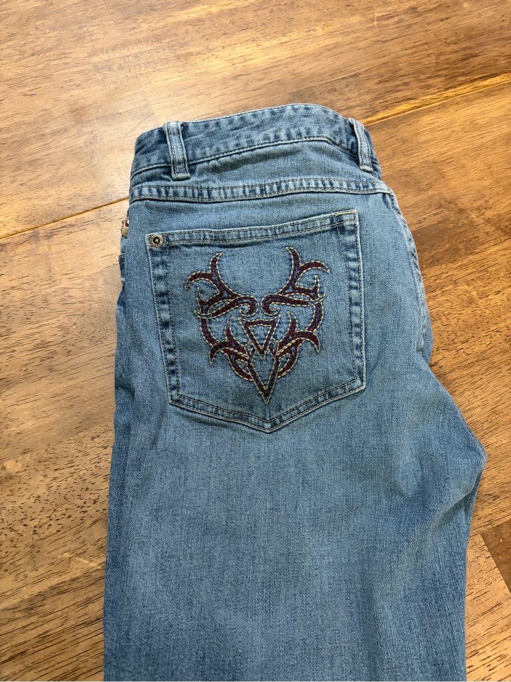 Harley-Davidson Light Blue Embroidered Back Pocket Jeans